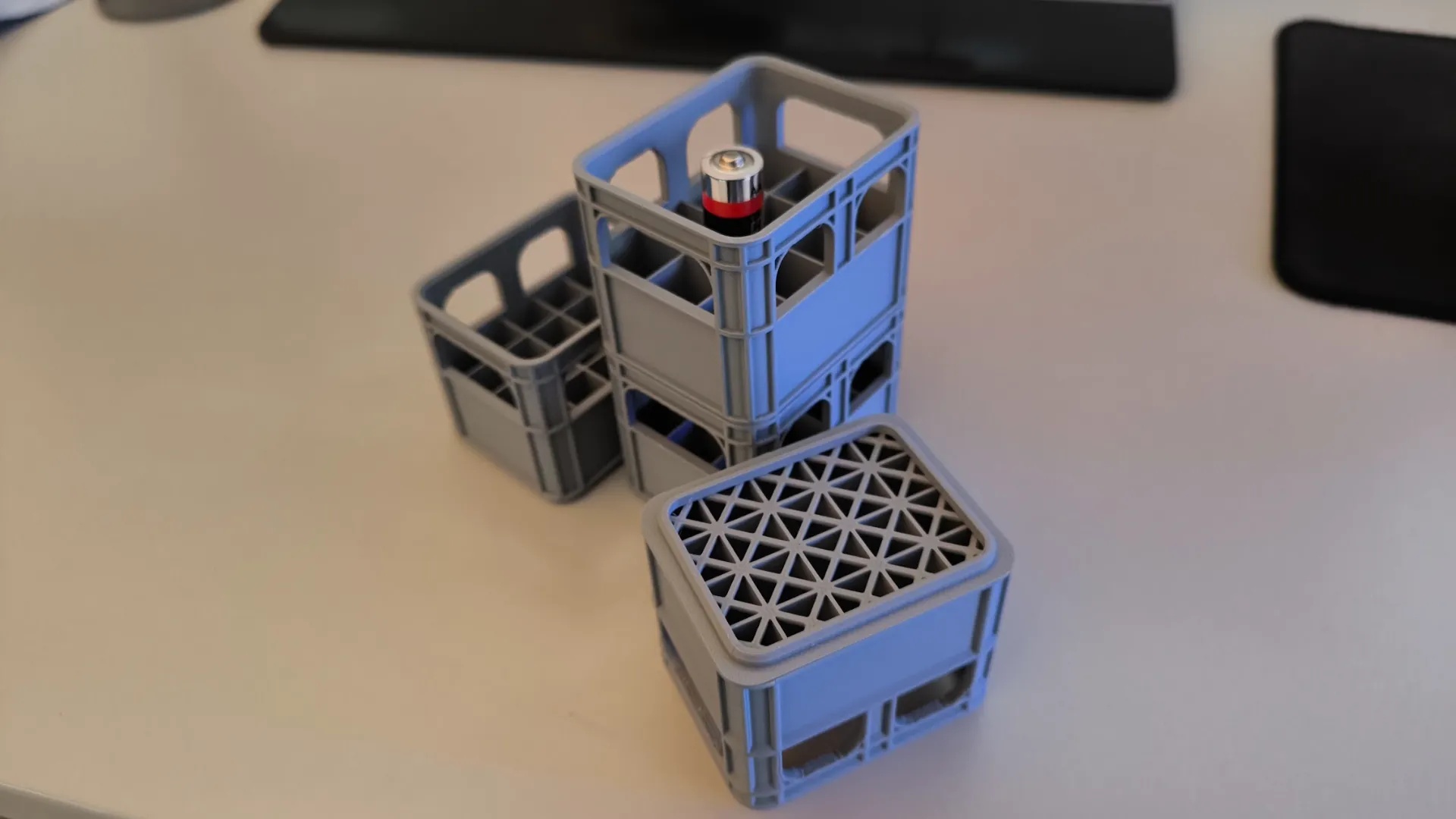 Kutija za Baterije u Obliku Gajbe za Pivo - Držači za baterije, slika 3